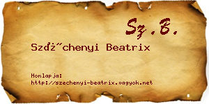 Széchenyi Beatrix névjegykártya